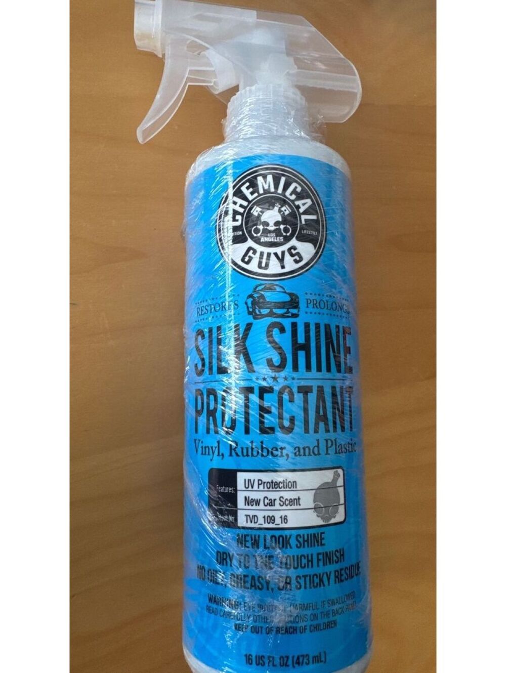 Chemical Guys Silk Shine Protectant - Vinyl, Rubber, and Plastic Care - 16 oz